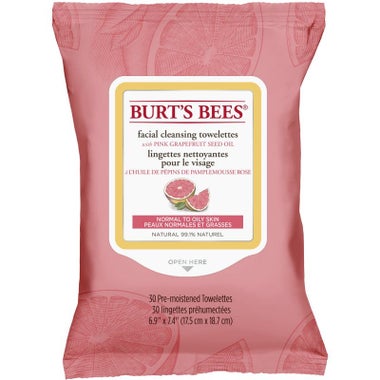 Facial Cleansing Towelettes with Pink Grapefruit 