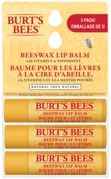 BURT'S BEES Lip Balm Beeswax 3Pk Blister