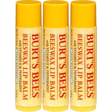 Beeswax Lip Balm 3 Pack Original