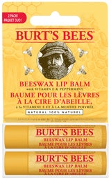 Baume pour les lèvres à la cire d’abeille emballage de 2