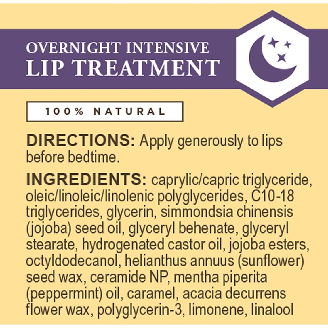 Overnight Intensive Lip Treatment Burt's Bees