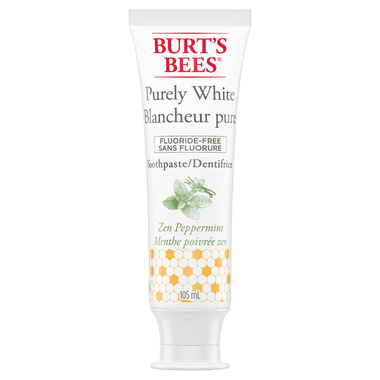 Dentifrice sans fluorure Blancheur pure, saveur Menthe poivrée zen 