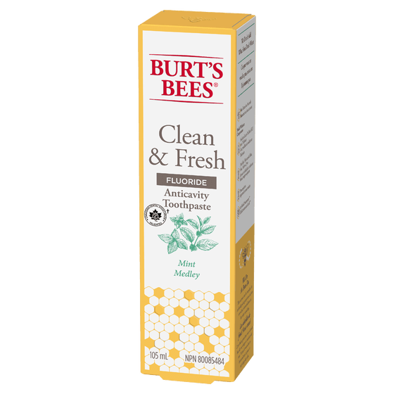 Clean & Fresh Mint Medley Toothpaste with Fluoride | Burt's Bees