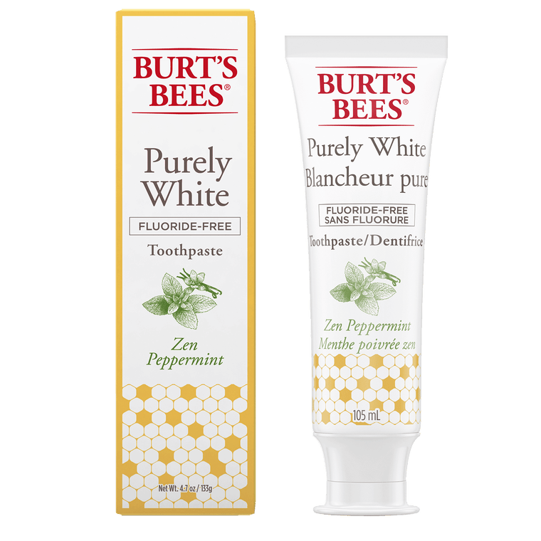 Purely White Zen Peppermint Toothpaste FluorideFree Burt's Bees