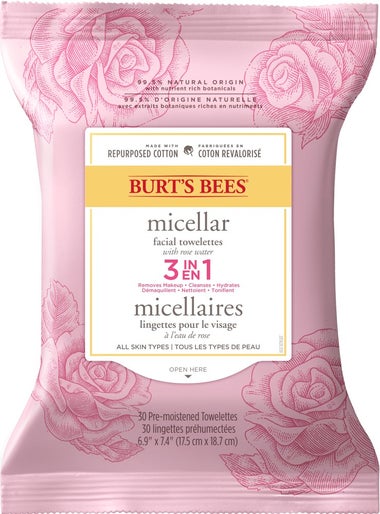 Micellar Facial Towelettes &#8211; Rose Water 30ct 