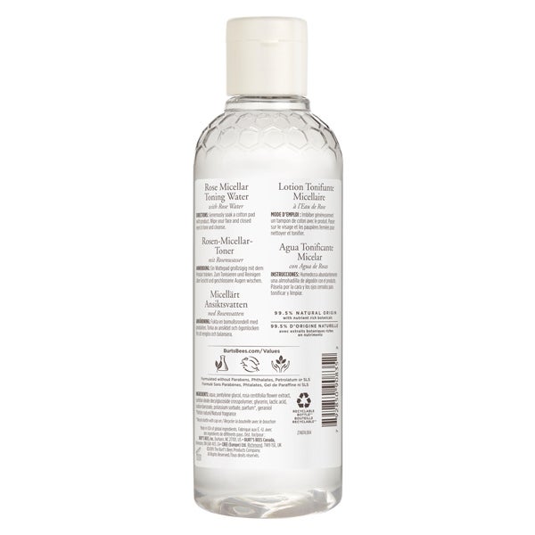 Burt’s Bees Rose Micellar Toning Water Burt's Bees
