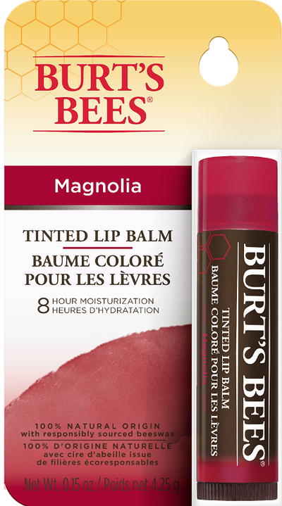 Baume hydratant coloré pour les lèvres 100 % d’origine naturelle